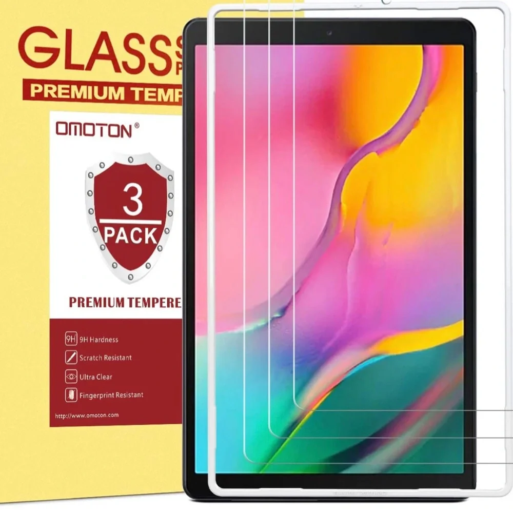 2 x OMOTON [3 Pack] Screen Protector for Samsung Galaxy Tab A‎ 10.1 2019